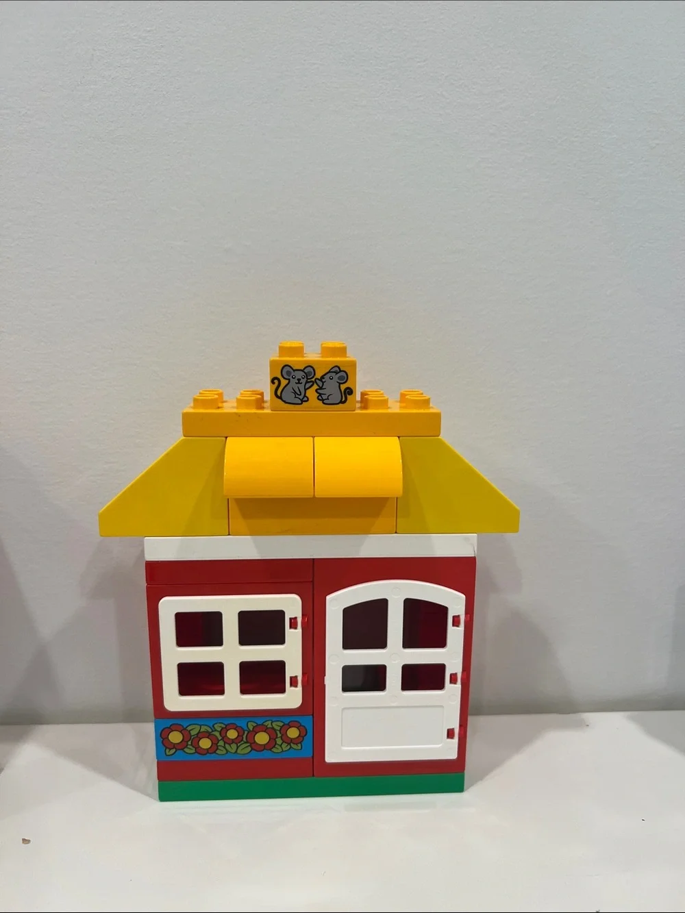Classic Farm Playset Toy - Red & Yellow